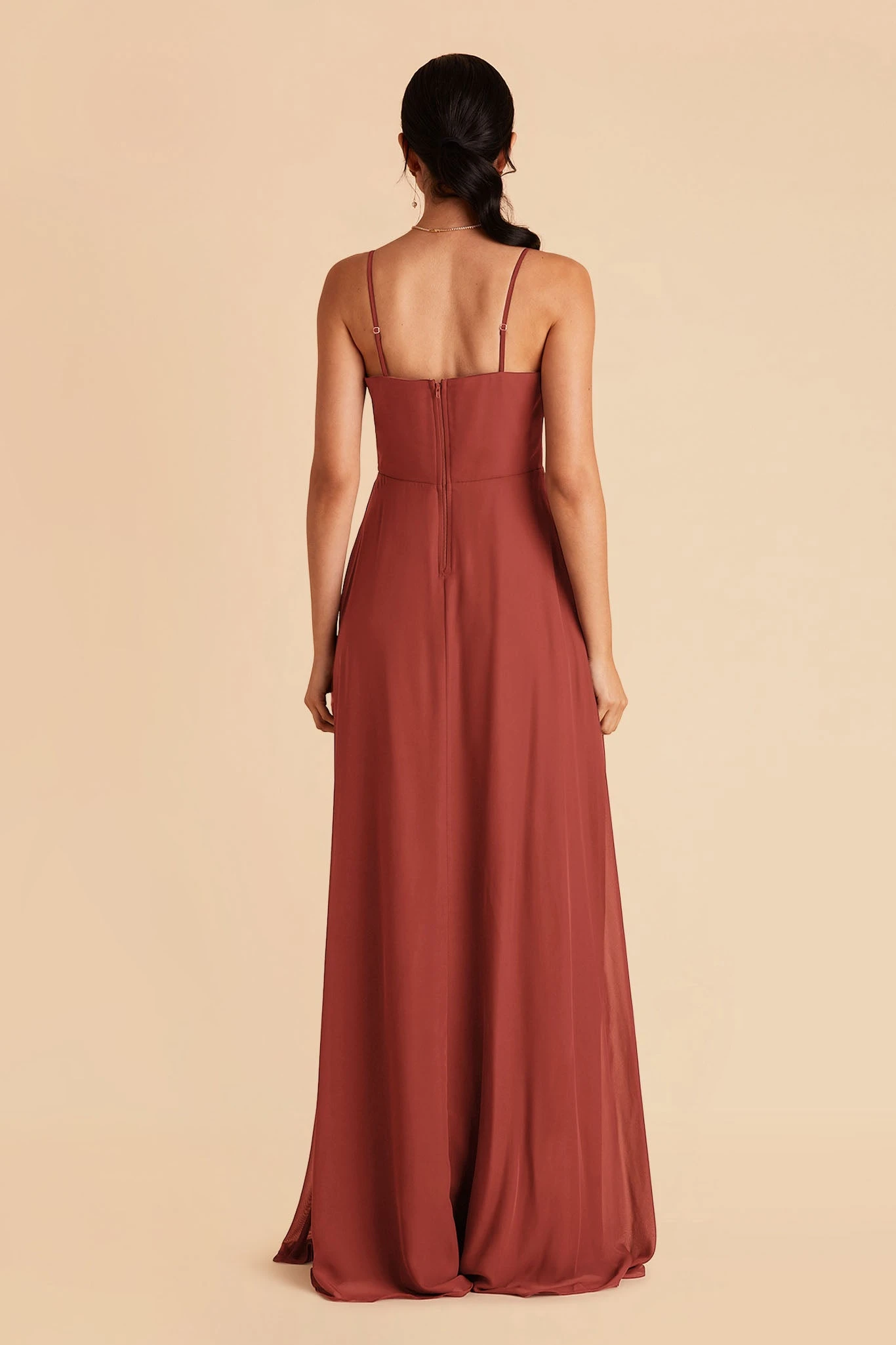 Winnie Convertible Chiffon Dress - Spice - Image 3
