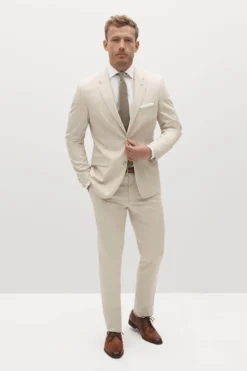 Tan Suit Pants By SuitShop