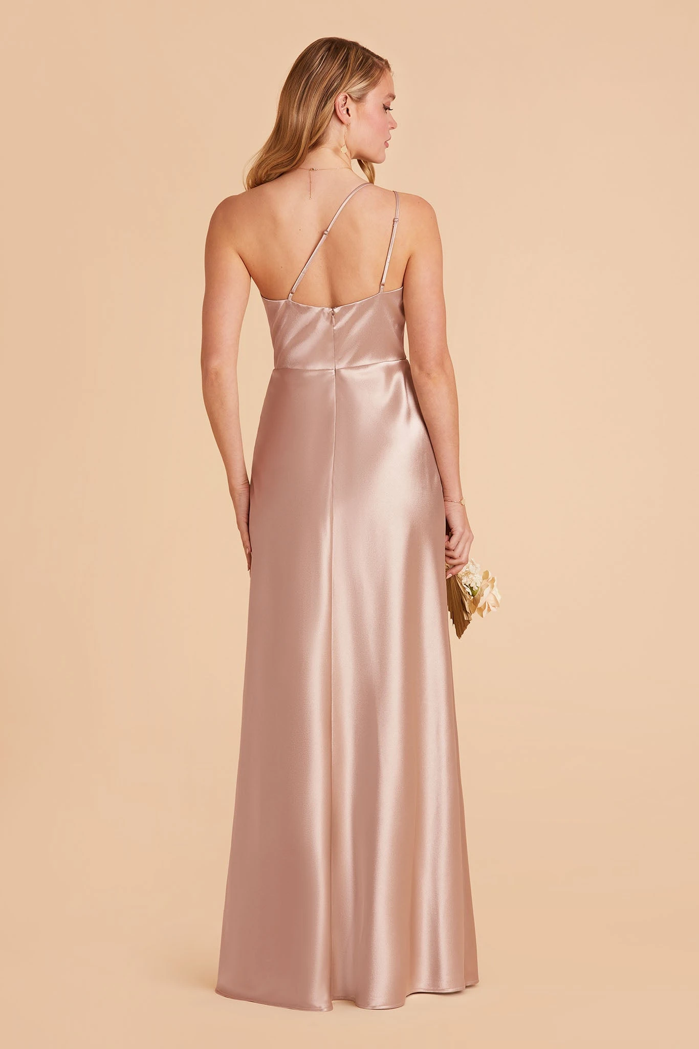 Kensie Shiny Satin Dress - Taupe - Image 10