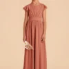 Celine Junior Dress - Terracotta