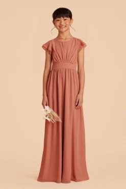 Celine Junior Dress - Terracotta