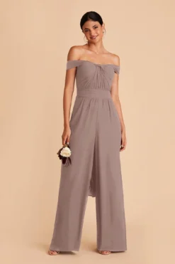 Gigi Convertible Jumpsuit - Toffee