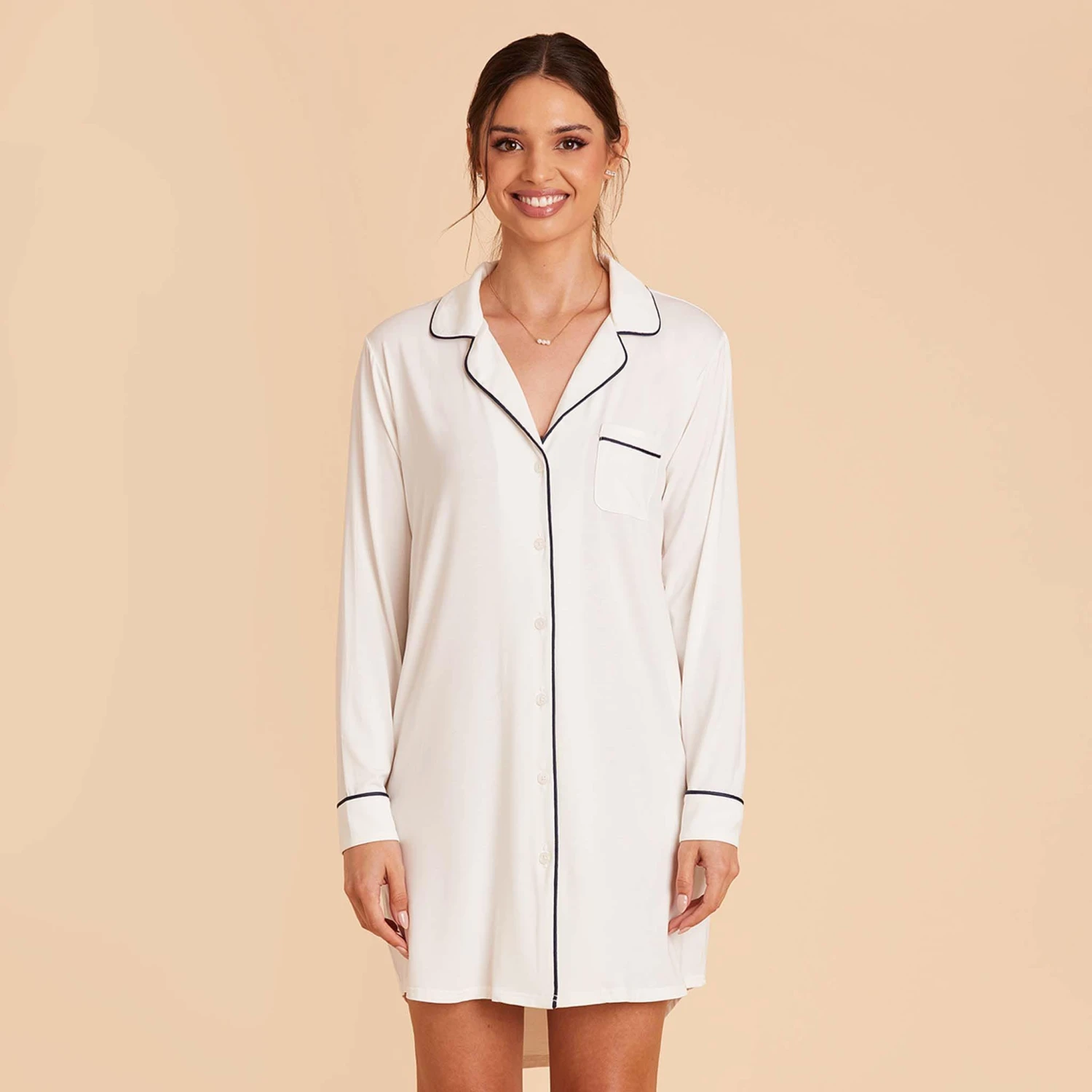 Kamryn Sleepshirt - White - Image 3