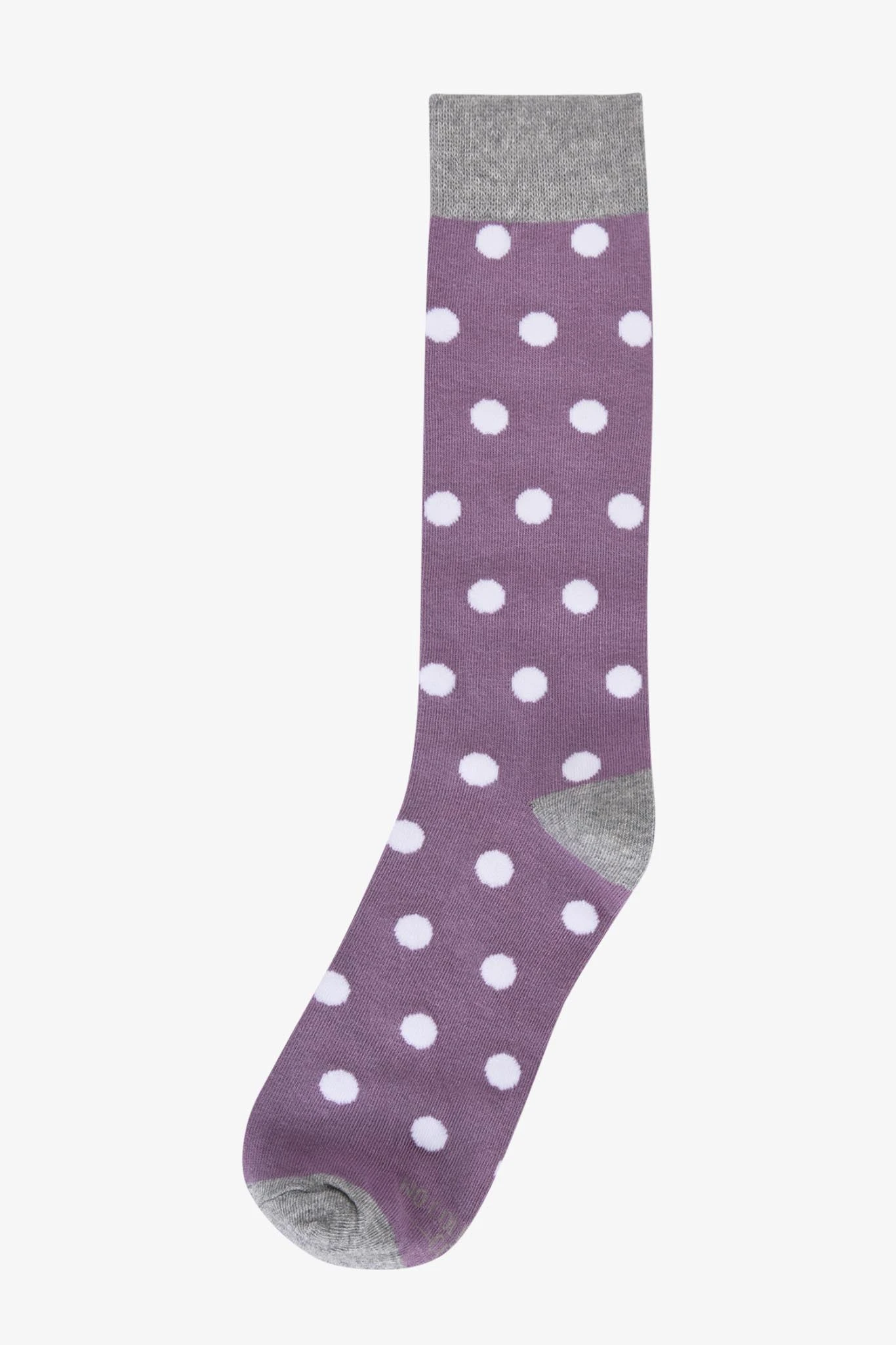 Polka Dot Groomsmen Socks By No Cold Feet - Lavender